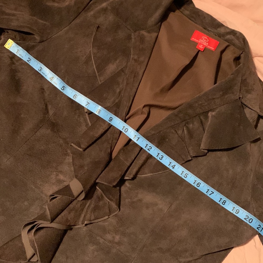 Oscar de la Renta Suede Jacket - Picture 6 of 7